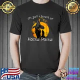 It's Just A Bunch Of Hocus Pocus Black Cat Moon Halloween Costume T-Shirt