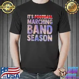 It's marching band season not football tie dye T-Shirt