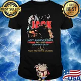 Jack 60th Anniversary 1963 2023 Johnny Deep Thank You For The Memories Shirt