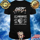 James Bond 007 60th Anniversary THank You For The Memories Shirt