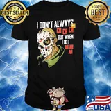 Jason voorhees I don't always ch ch but when I do I ah ah ah halloween classuic shirt