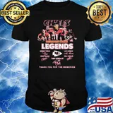 Kansas city chiefs legend thank for memories signatures shirt