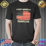 Keep America trumpless 2024 usa flag shirt