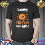 Kids Coolest Pumpkin In The Patch Halloween Premium T-Shirt