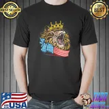 King Lion Of America With Usa Classic T-Shirt