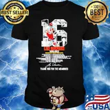 Len dawson 1935 2022 Kansas city Chiefs 1962 1975 thank you for the memories signature shirt