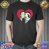 Lily and herman munster halloween love classic shirt