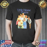 Little house on the prairie retro TV show mens black classic shirt