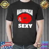Maga Republican And Sexy with Thick Pouty Red Lips T-Shirt