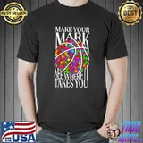 Make Your Mark See Where Takes You Dot Day Happy Colorful Basketball International Dot Day 2022 T-Shirt