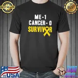 Me 1 cancer 0 childhood cancer survivor classic shirt