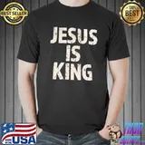 Men's christian Jesus is king shirt