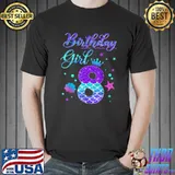 Mermaid Birthday Girl 8 Year Old Its My 8th Bday Mermaid T-Shirt