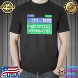 Michael schumacher spa francorchamps 1992 gp victory 1992 CLASSIC shirt
