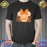 Minnie mouse thankful disney thanksgiving classic shirt