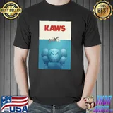 Monster in the deep sea iconic movie 1975 jaws inspired design shirt