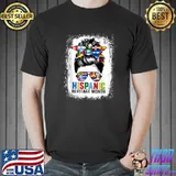 National Hispanic Heritage Month Messy Bun All Countries T-Shirt