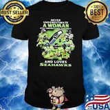 Never Underestimate A Woman Who Understands Football And Loves Seahawks Shirt