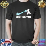 Nike logo x dragon ball saigan just saiyan classic shirt