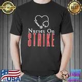 Nurses On Strike Heart T-Shirt