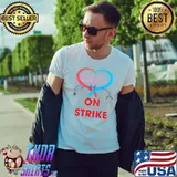 Nurses On Strike Minnesota Patients Before Profits Heart T-Shirt