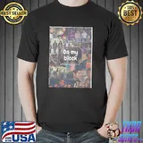 On my block collage retro illustration classic shirt