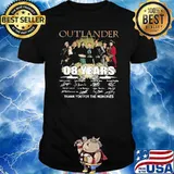 Outlander 8 years thank for memories signatures shirt