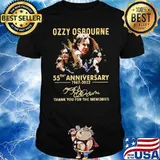 Ozzy Osbourne 55th Anniversary 1967 2022 Thank You For The Memories Shirt