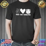 Peace Love Guinea Pigs High Hand Heart T-Shirt