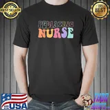 Pediatric nurse groovy nursing school shirt
