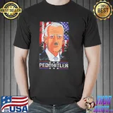Pedohitler Joe Biden us flag shirt