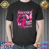 Pink butterfly blessed to be called survivor breast cancer awareness shirt