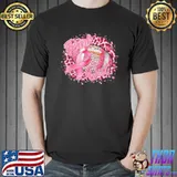 Pink out Football pink ribbon breast cancer awareness classic shirt