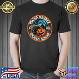 Proud Member Of The Spooky Squad Pumpkin With Moon Season Halloween T-Shirt