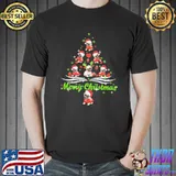 Pug merry christmas funny december festival dog shirt