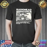 Radiohead lilbeck retro illustration shirt