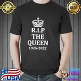 Rest in peace the queen her majesty queen elizabeth iI classic shirt