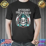 Retro art avenged sevenfold band shirt