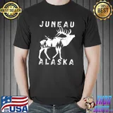 Retro Juneau Alaska Apparel Souvenir T-Shirt