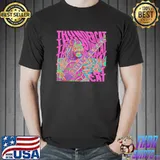 Retro thundercat neon illustration classic shirt