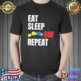 Roblox characte roblox oof eat sleep oof repeat classic shirt