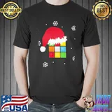 Santa rubik merry christmas oll classic shirt
