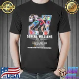 Serena Williams 1995 2022 thank you for the memories signatures shirt