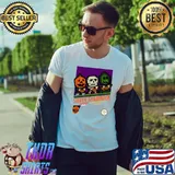 Silver Shamrock Slasher Man Entertainment System Retro Gaming T-Shirt