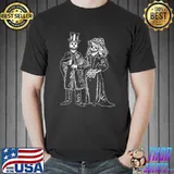 Skeleton wedding happy halloween classic shirt