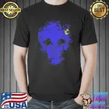 Skull in the night sky halloween classic shirt