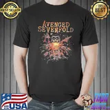 Skull nightmare avenged sevenfold band shirt