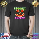 Spooky Season Face Trick Or Treat Halloween T-Shirt