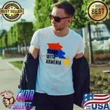 Stand With Armenia Country Colors Flag Classic T-Shirt