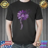 Sunflower Ribbons Overdose Awareness T-Shirt